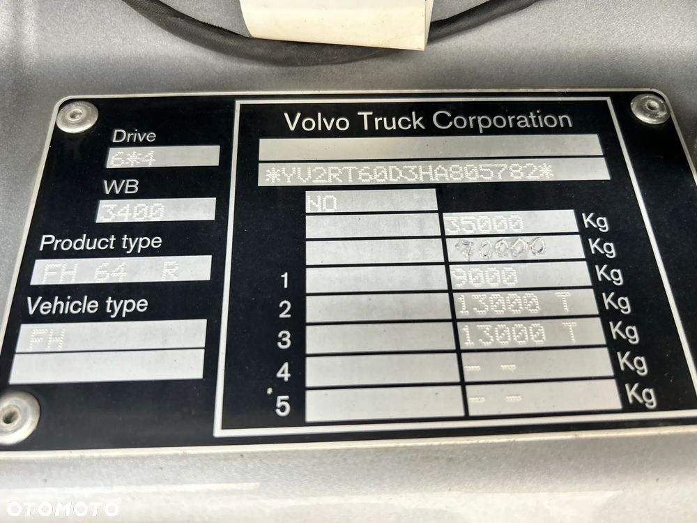 Volvo FH540 6X4 EURO6 + RETARDER + LIFTING AXLE - 28