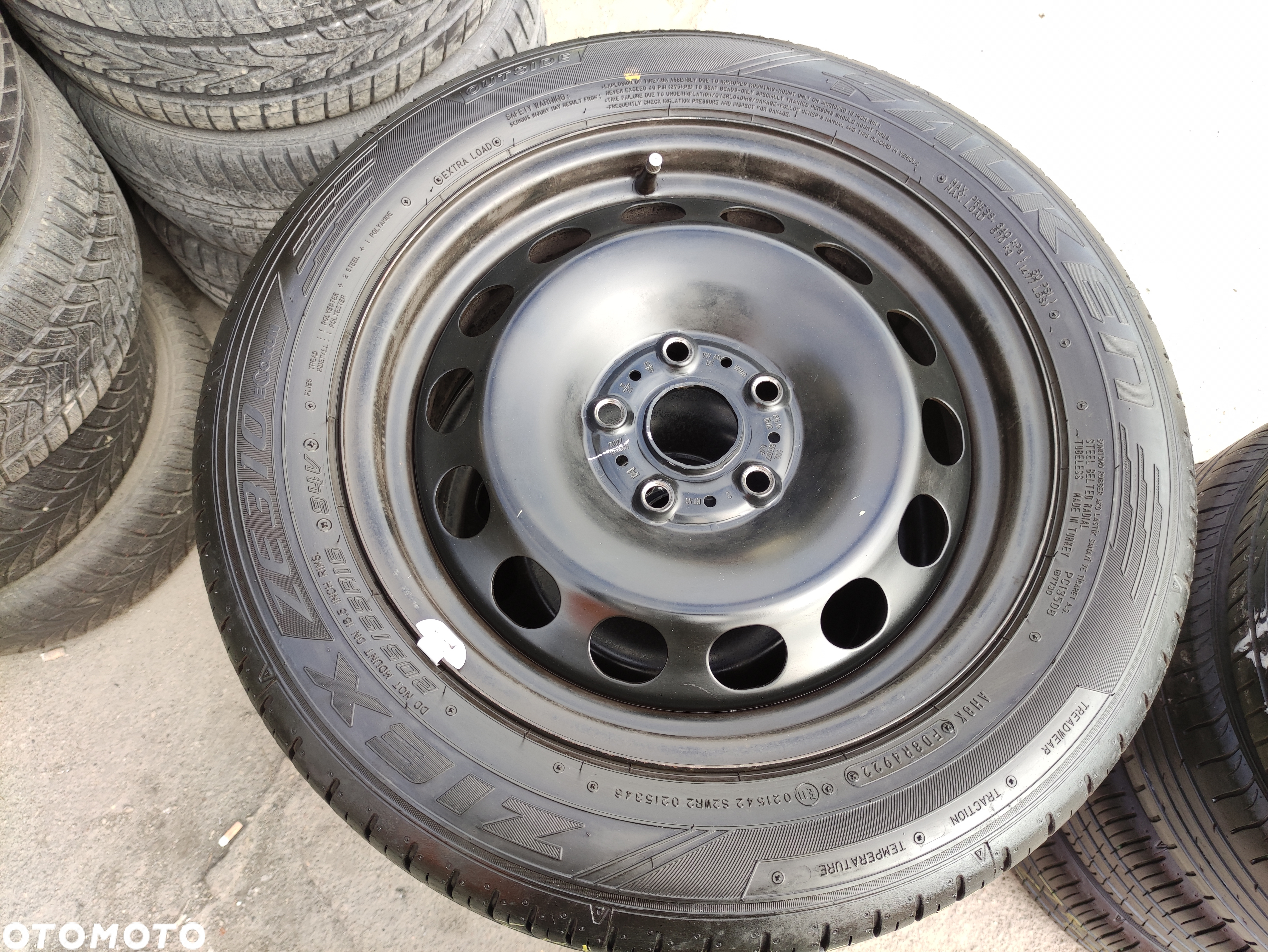 5x112 FELGI Stalowe Stal 16 Koła Letnie Lato VW 5QA GOLF 6 7 VII VI TOURAN CADDY JETTA PASSAT SEAT LEON TOLEDO ALTEA EXEO SKODA OCTAVIA 2 3 SUPERB AUDI A3 8P 8V A4 B7 A6 C5 Legnica ALU-RAD 205/55 7mm - 3