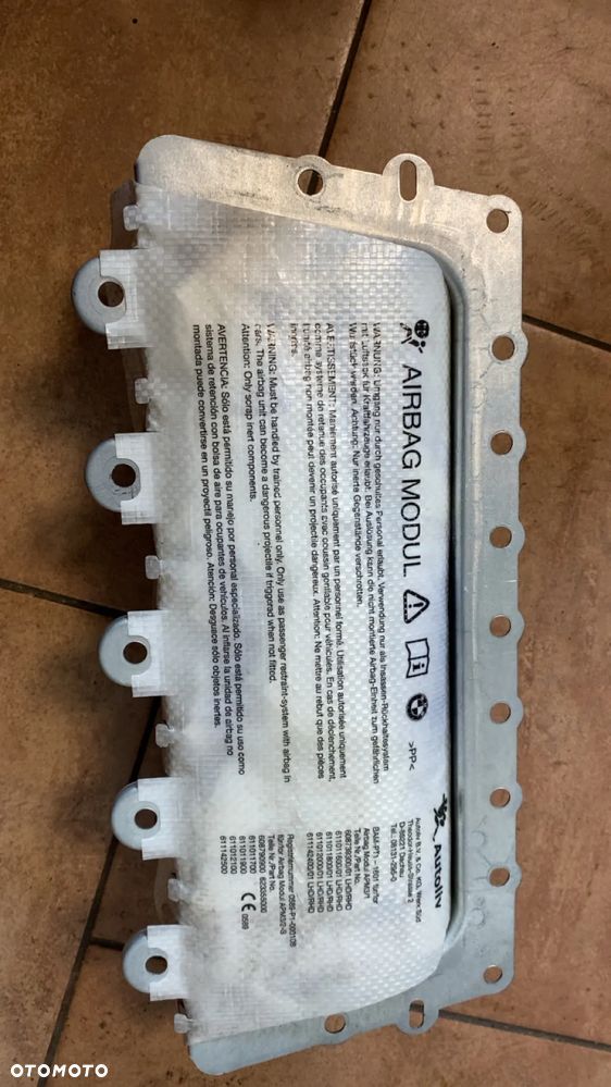 BMW F01 F02 PODUSZKA AIRBAG PASAŻERA 39914702307 - 3