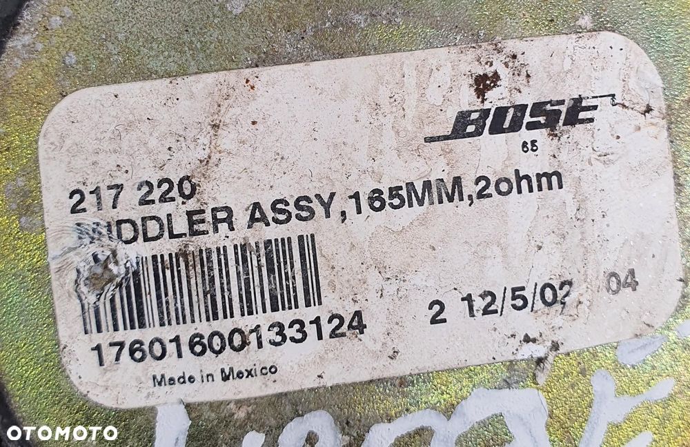 GŁOŚNIK GŁOŚNICZEK WYSOKOTONOWY PRZÓD MERCEDES W209 A2038201302 - 3