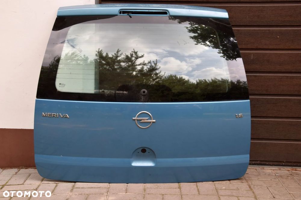 Opel Meriva A Klapa bagażnika ładna niebieska bez korozji - 1