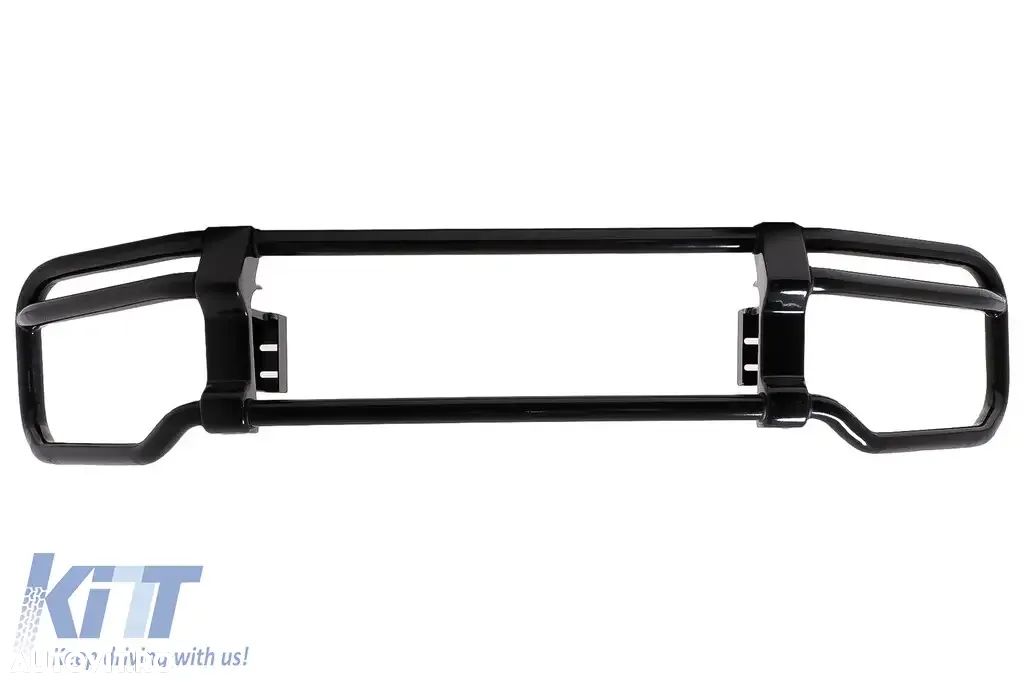 BullBar Bare Protectie compatibil cu Mercedes G-Class Facelift W463 W464 G63 (2018-) Negru Lucios - 1