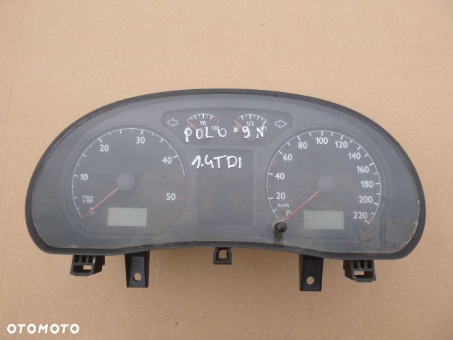 ZESTAW STARTOWY STACYJKA KOMPUTER IMMOBILIZER LICZNIK VOLKSWAGEN POLO 9N 1.4 TDI - 11