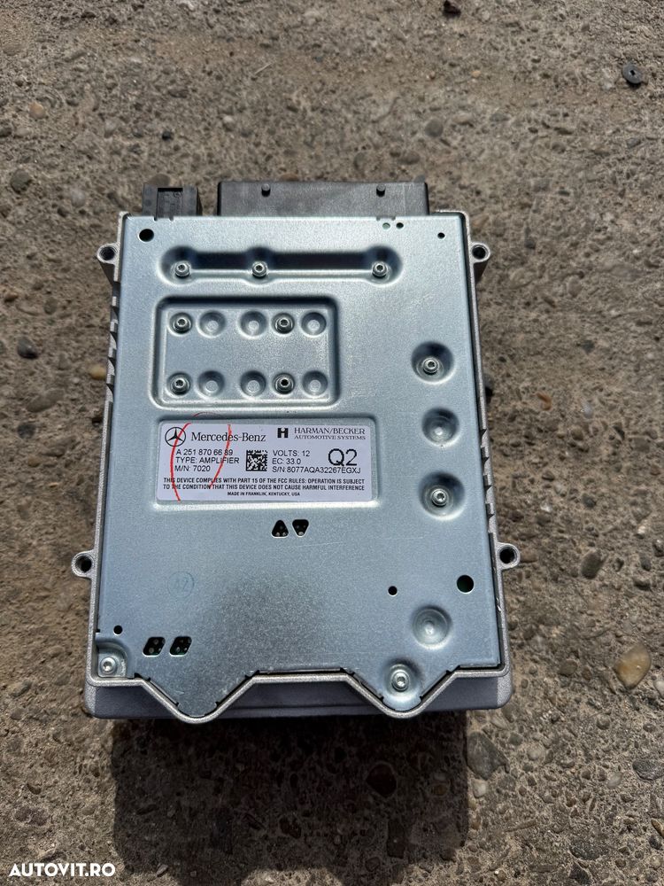 Amplificator harman a2518706689 mercedes w164 ml , gl , r class w251 - 1