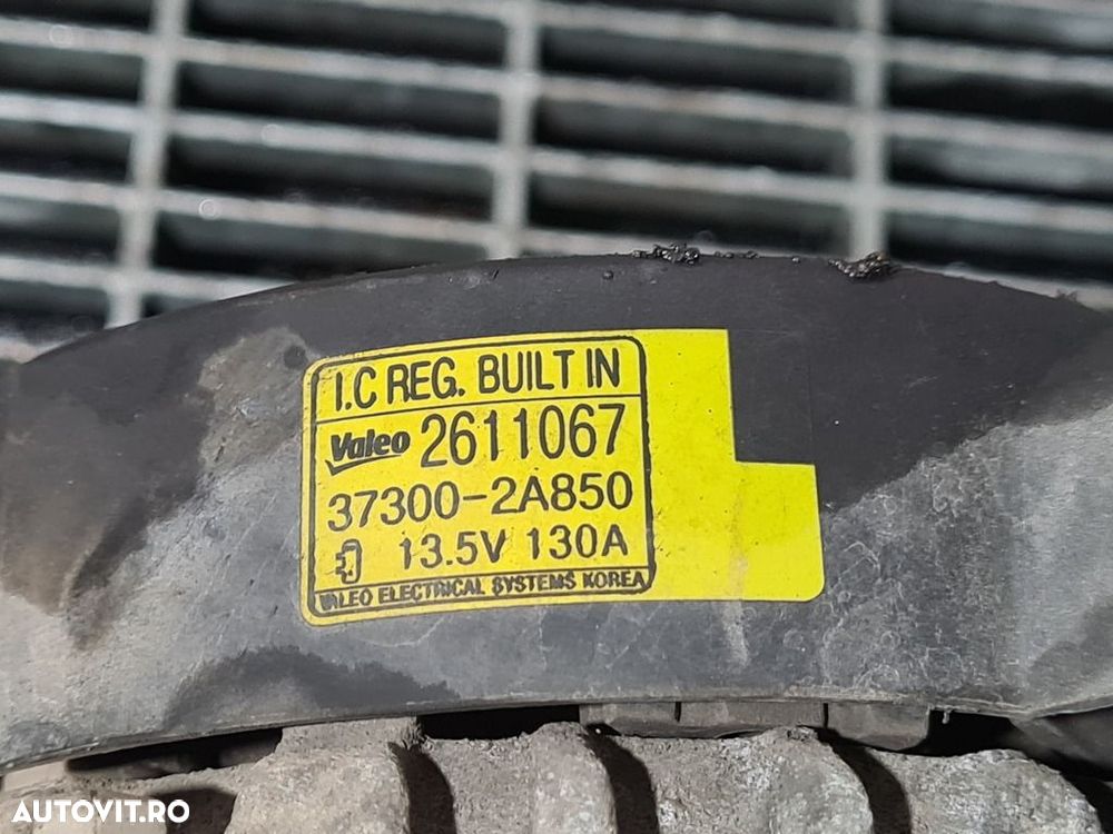 Alternator Kia Sportage III 1.7 Diesel 2010 - 2016 116CP 1685CC D4FD (1026) Diesel 2611067 - 6