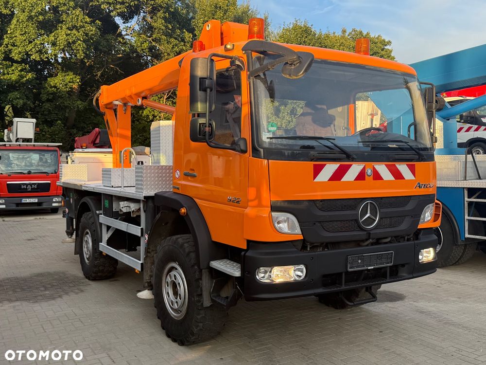 Mercedes-Benz 922 Podnośnik Koszowy Zwyżka Blokady Mostu !!! 4x4 Palfinger P180 Izolowany Kosz UDT Pilot jak Wumag Ruthmann Gsr - 5