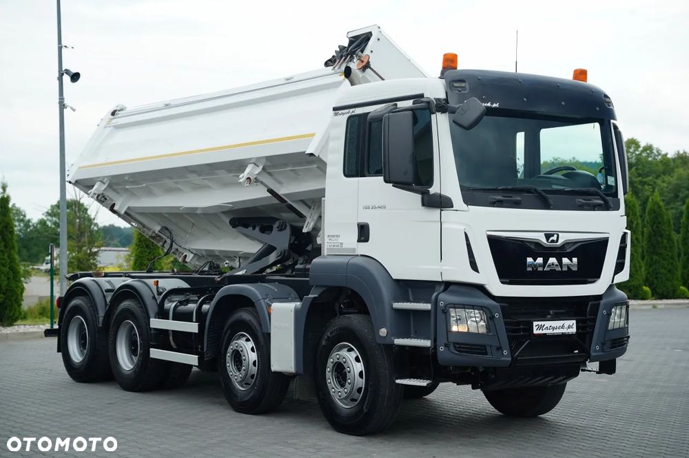 MAN TGS 35.420 / 8X4 / WYWROTKA 2 STRONNA  / HYDROBURTA / MEILLER KIPPER / SPROWADZONA - 11