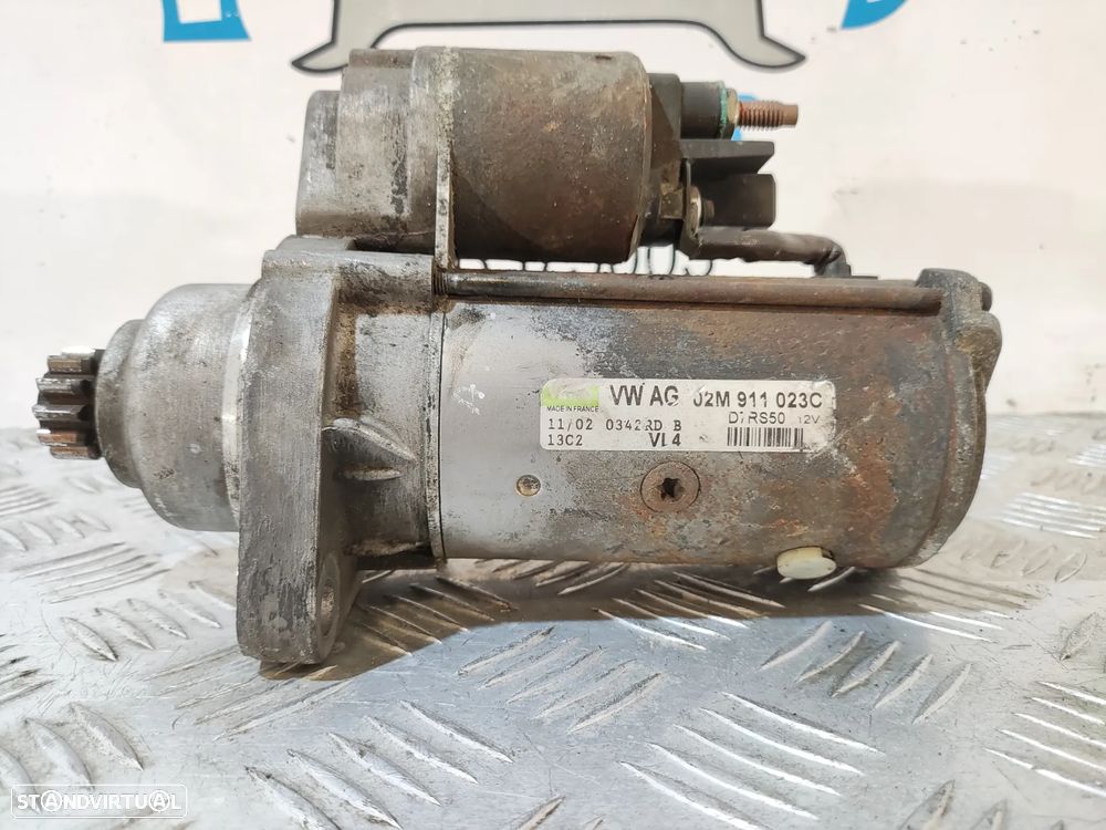 MOTOR DE ARRANQUE VALEO 02M911023C AUDI A3 8L 1.9 TDI 8V 130CV ASZ - 4