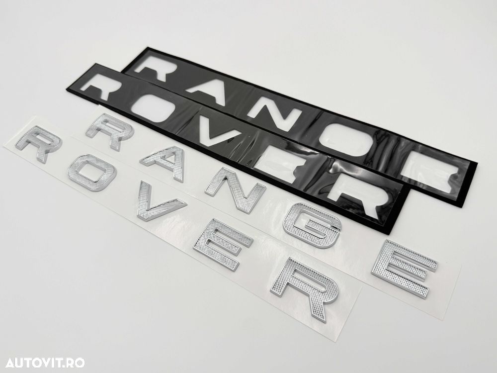Emblema Compatibila Range Rover fata/spate crom diamant - 3