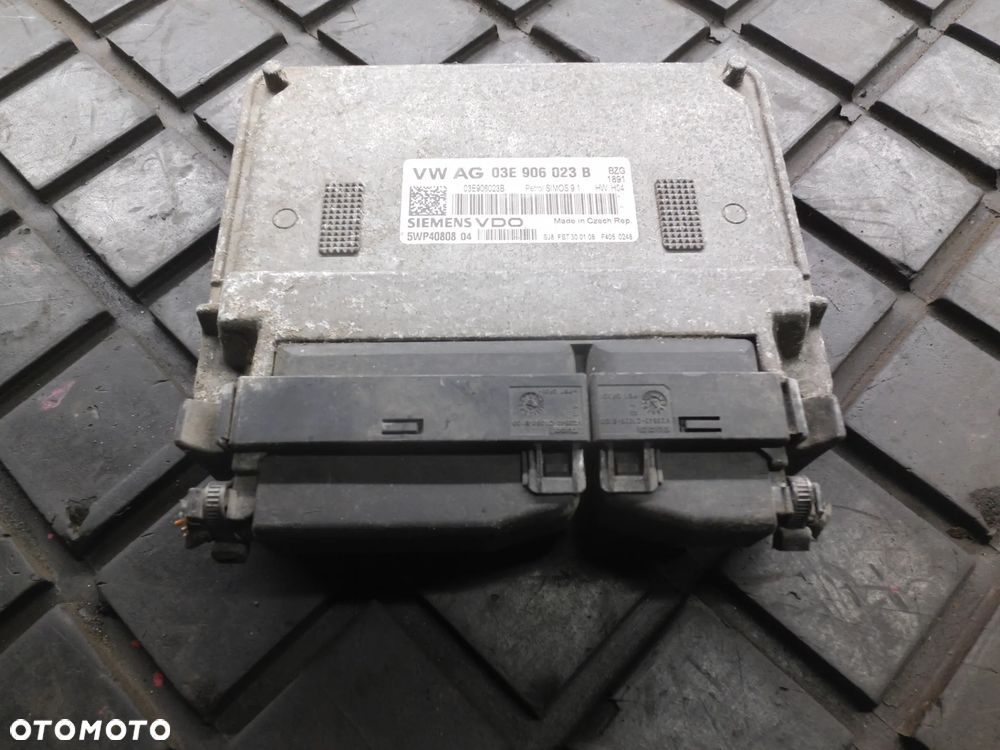 KOMPUTER ECU VW POLO 1.2 1.4 03E906023B 5WP40808 04 - 1