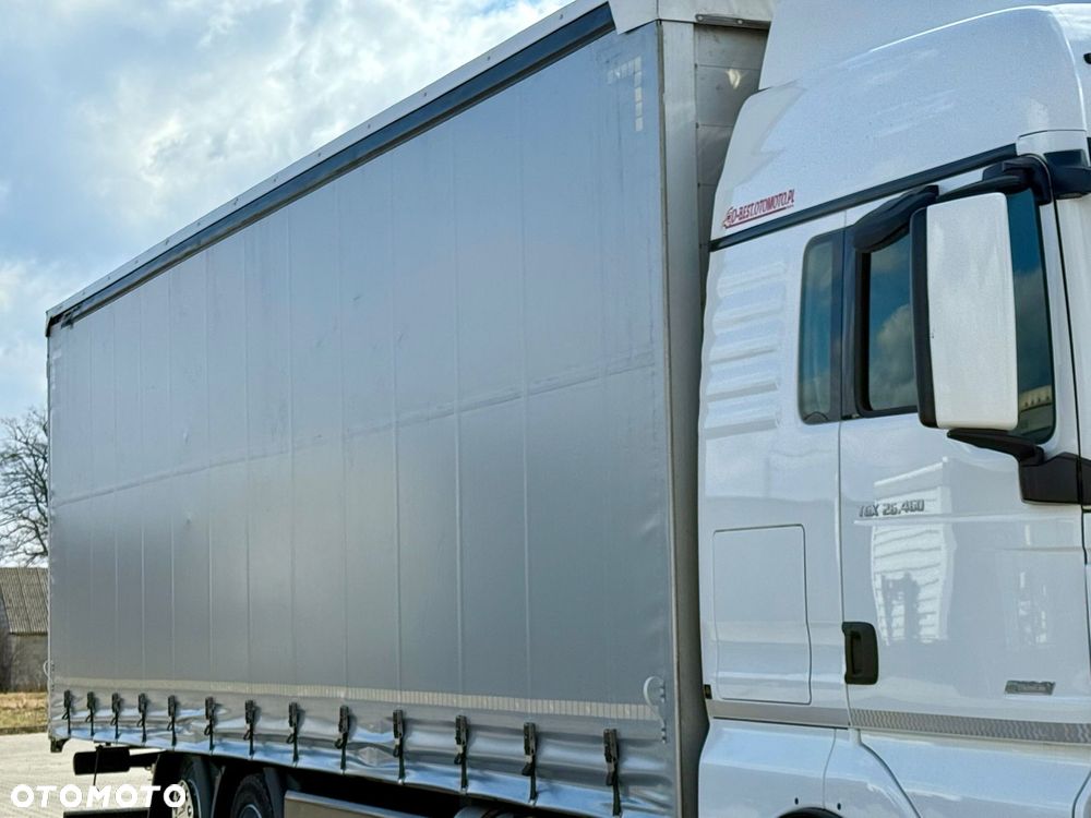 MAN TGX 26.460 / FIRANKA / 23 EUROPALETY / 6x2 / ZSUWANY DACH / PODNOSZONA OŚ / 2019 ROK / SYPIALKA / AUTOMAT / EURO 6 / 12 870 KG ŁADOWNOŚCI - 16