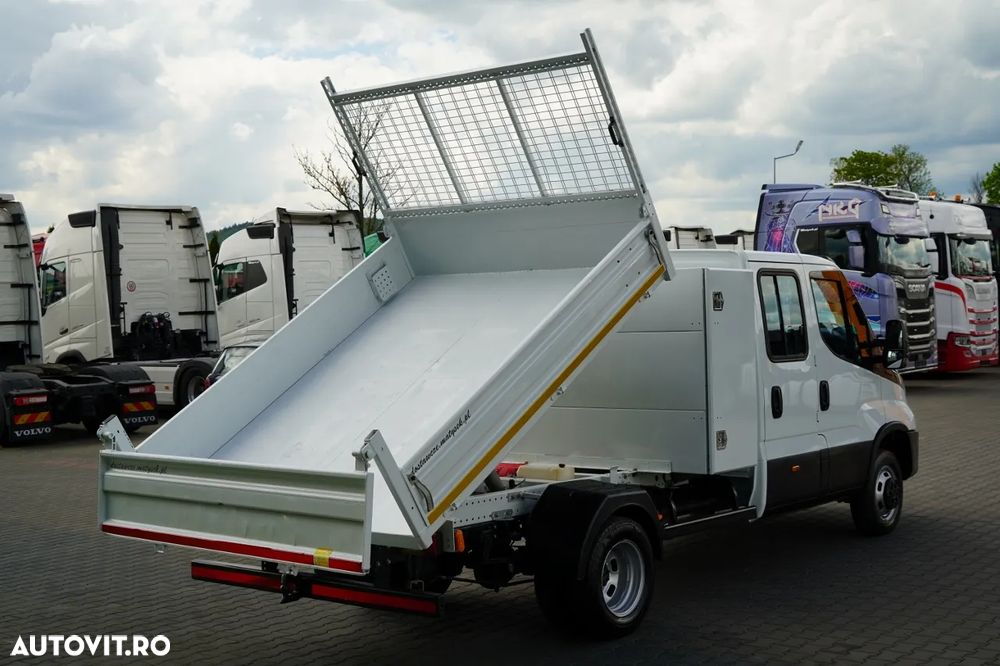 Iveco DAILY 35-160 / BASCULATOR DIN ALUMINIU / CAMION CU PORȚIE MIXĂ - 6 LOCURI / DOUĂ LOCURI / MANUALĂ / - 6