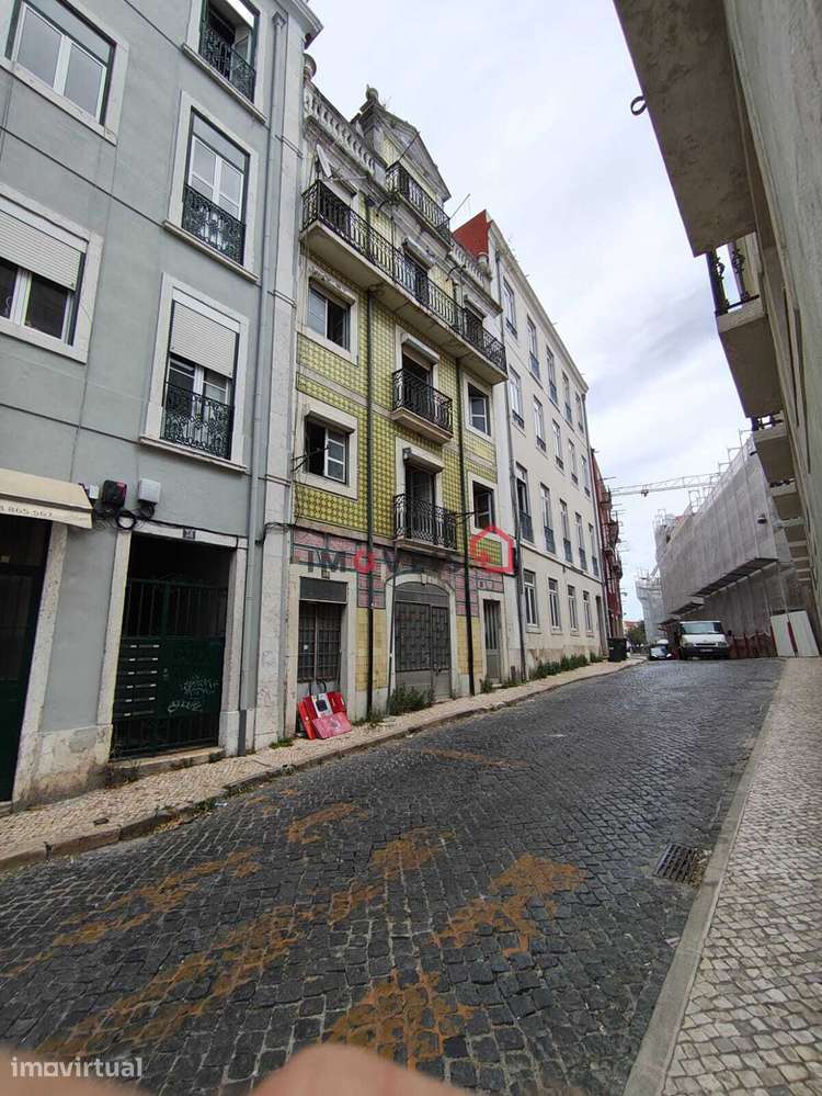 Apartamento T2 com Terraço - Rua do Paraíso – Lisboa - Grande imagem: 2/5