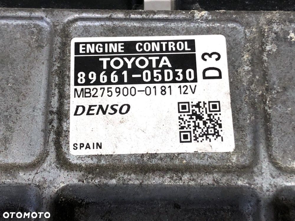 KOMPUTER SILNIKA  TOYOTA AVENSIS Kombi (_T27_) 2009 - 2018 2.0 D-4D (ADT270_) 93 kW [126 KM] olej - 4