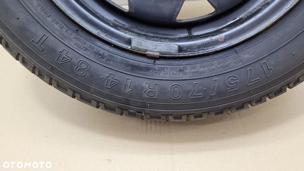 FELGA STALOWA ZAPAS DOJAZDÓWKA 1x VW AUDI 5,5J R14 ET 45 4x108 - 6