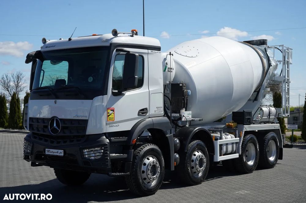 Mercedes-Benz AROCS 3240 / 9M3 BETONIERĂ / 8x4 / SCHWING STETTER / HARDOX / JANTE DIN ALIAJ / 12.2021 - 3