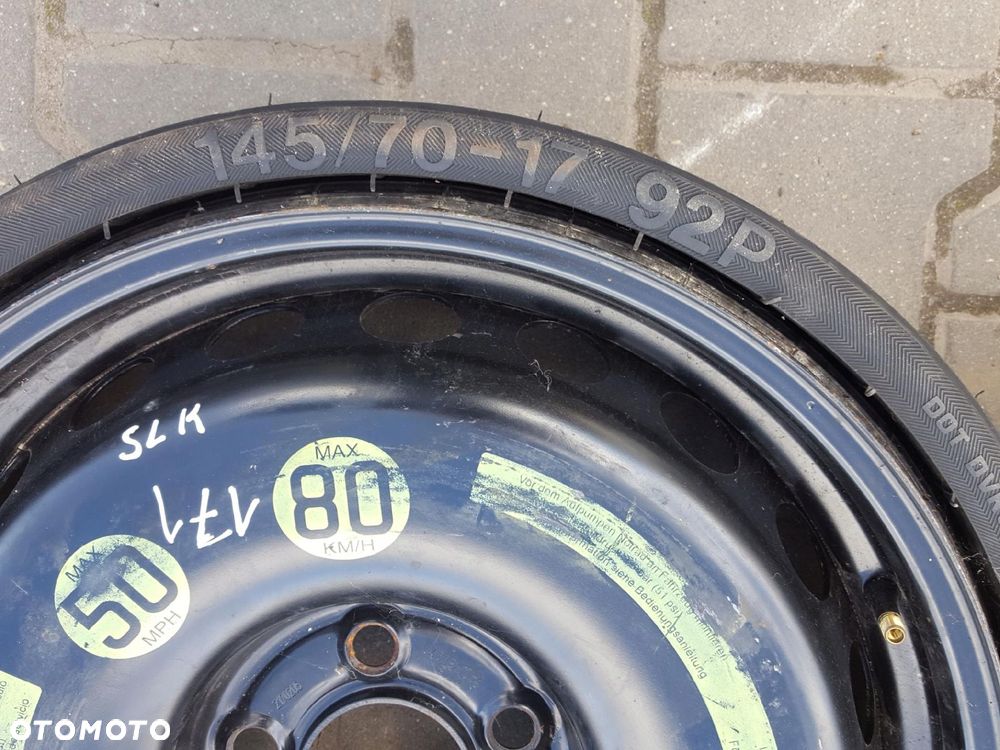 MERCEDES SLK R171 171 KOŁO DOJAZDOWE 17 LEWAREK WKŁAD - 4