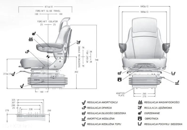 Fotel pneumatyczny Sears McCormick XTX145 - 4