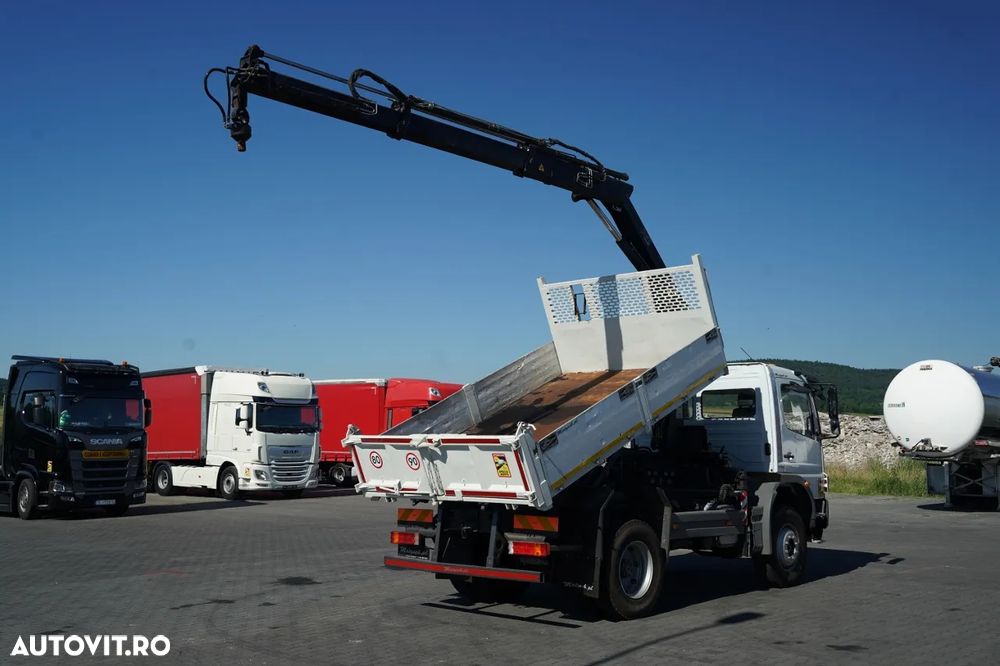 Mercedes-Benz ATEGO 16.24 / 4X4 / BASCULATOR + HDS HIAB 111 BS-2 / TELECOMANDĂ / ROTATOARE / MANUALĂ - 6