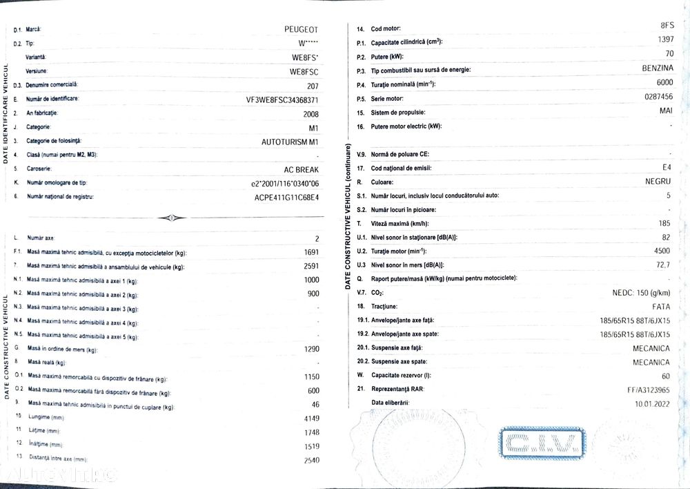 Peugeot 207 SW 95 VTi Family - 24