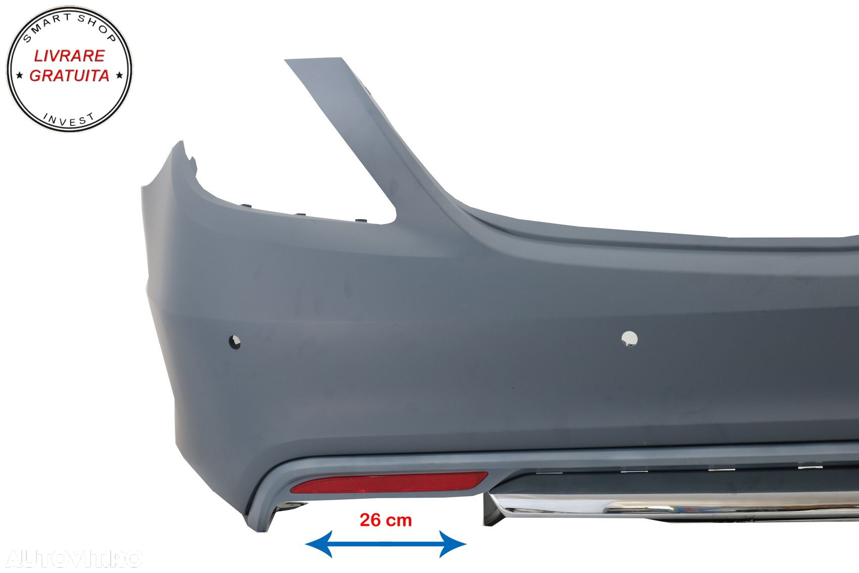 Pachet Exterior Mercedes S-Class W222 (2013-06.2017) S63 Design cu Praguri lateral- livrare gratuita - 11