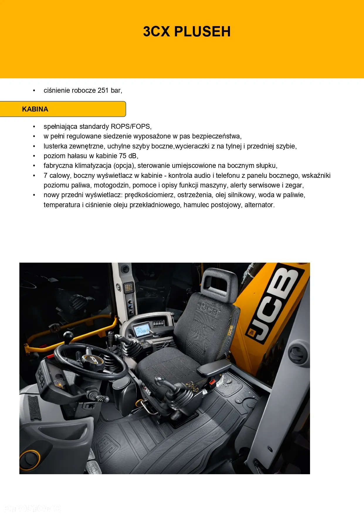 JCB Koparko-ładowarka 3CX PLUS - 81KW (110KM) STAGE 5 - 25