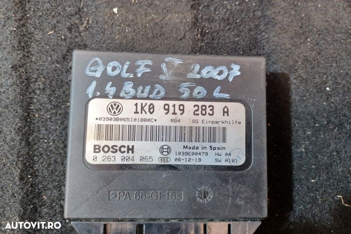 Modul senzori parcare 1K0919283A 1K0919283A Volkswagen VW Golf 5 [200 - 3
