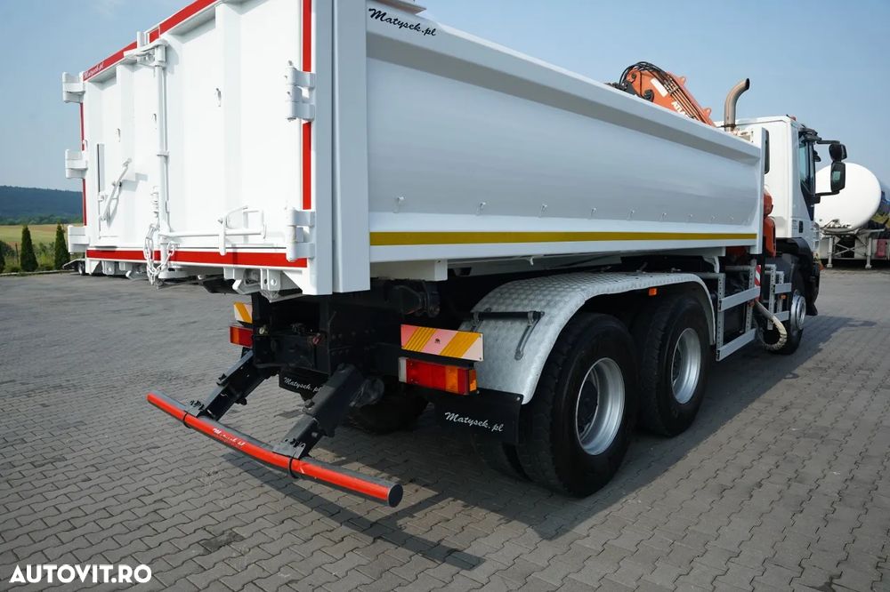 Iveco TRAKKER 410 / 6X4 / 2 PAGINI ATLAS 125.2 BASCULATOR + HDS / HYDROBRAD / ROTATOR / MANUAL / EURO 5 EEV / - 22