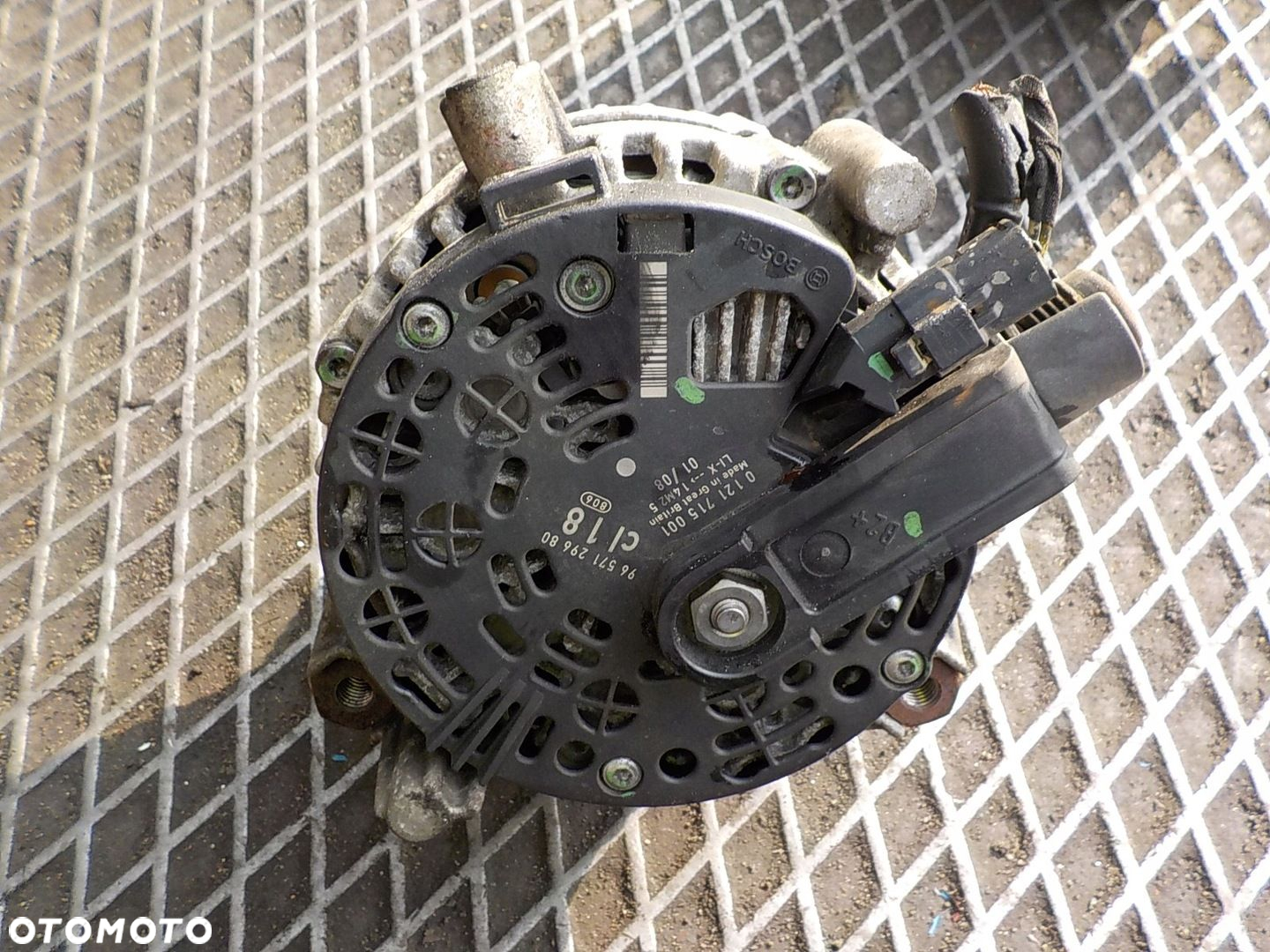 CITROEN C5 PEUGEOT 407 2.7 V6 HDI ALTERNATOR 0121715001 9657129680 - 4