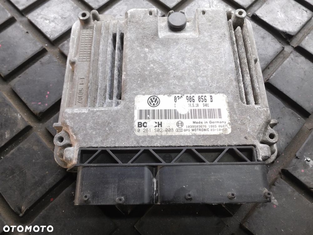 KOMPUTER STEROW SILNIKA VW SEAT SKODA AUDI 03C906056B 0261S02008 - 1