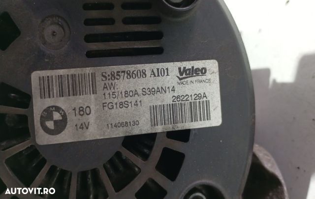 Alternator 8578608 2.0D 184Cp BMW Seria 5 F07/F10/F11 [facelift] [201 - 2