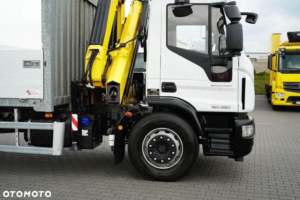 Iveco EUROCARGO / 180-250 / SKRZYNIOWY + HDS / HYVA HC - 153 / ROTATOR / PILOT - 19
