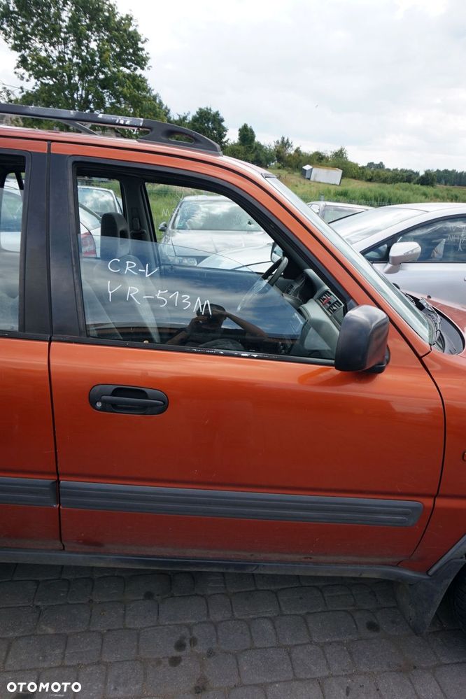 DRZWI PRZEDNIE PRAWE CRV CR-V I   POMARAŃCZOWY HONDA 1995-2001 - 1