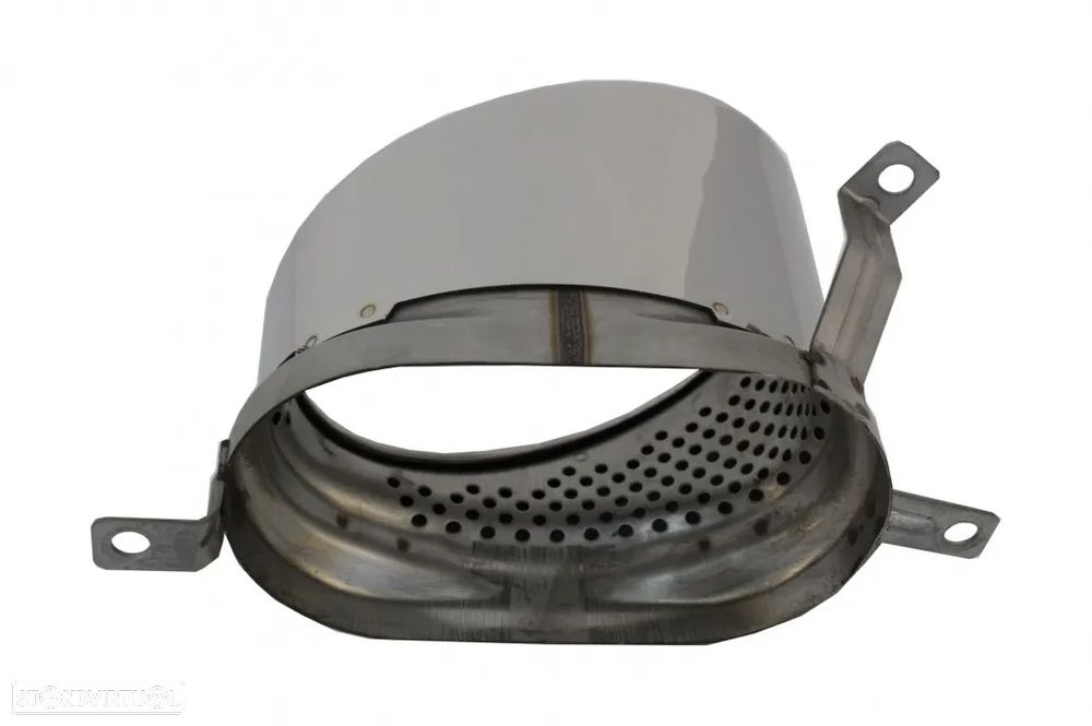 Difusor com Ponteiras Audi A7 4G (2015 a 2018) Look RS7 SLINE - 14