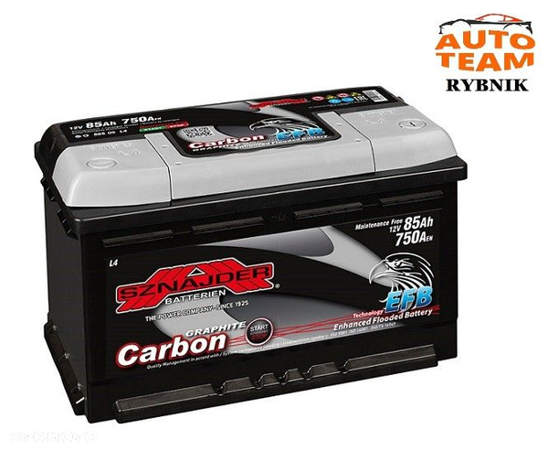 Akumulator SZNAJDER Carbon 85Ah 750A START-STOP!!!
