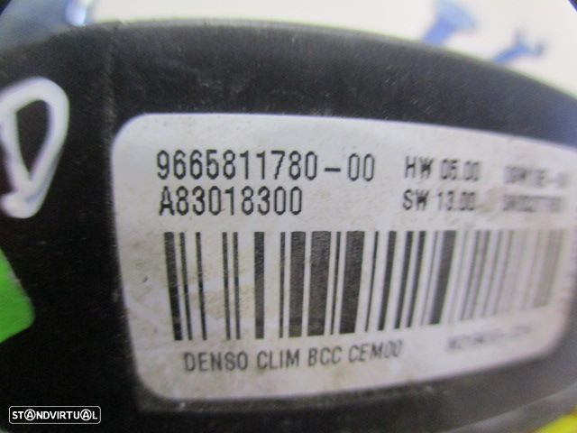 Modulo 9665811780 966581178000 CITROEN C4 PICASSO 2009 1.6HDI 110CCV 5P PRETO Módulo Ar Condicionado - 3