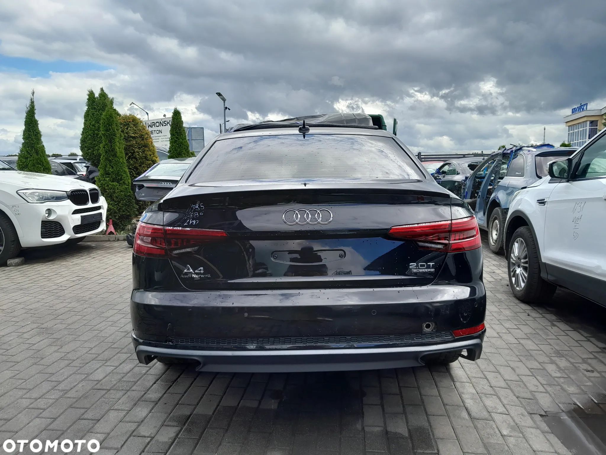 AUDI A4 B9 WÓZEK BELKA SANKI TYLNEGO ZAWIESZENIA SEDAN QUATTRO 4X4 KOMPLET - 1