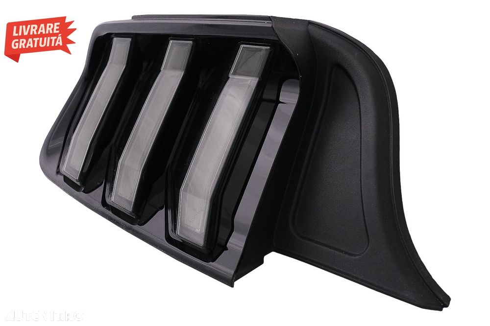 Stopuri Full LED Ford Mustang VI S550 (2015-2019) Fumuriu cu Semnal Dinamic Secven- livrare gratuita - 3