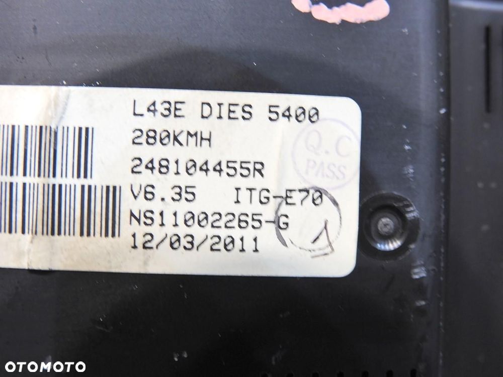 LICZNIK RENAULT LATITUDE 2.0 DCI 248104455R - 6