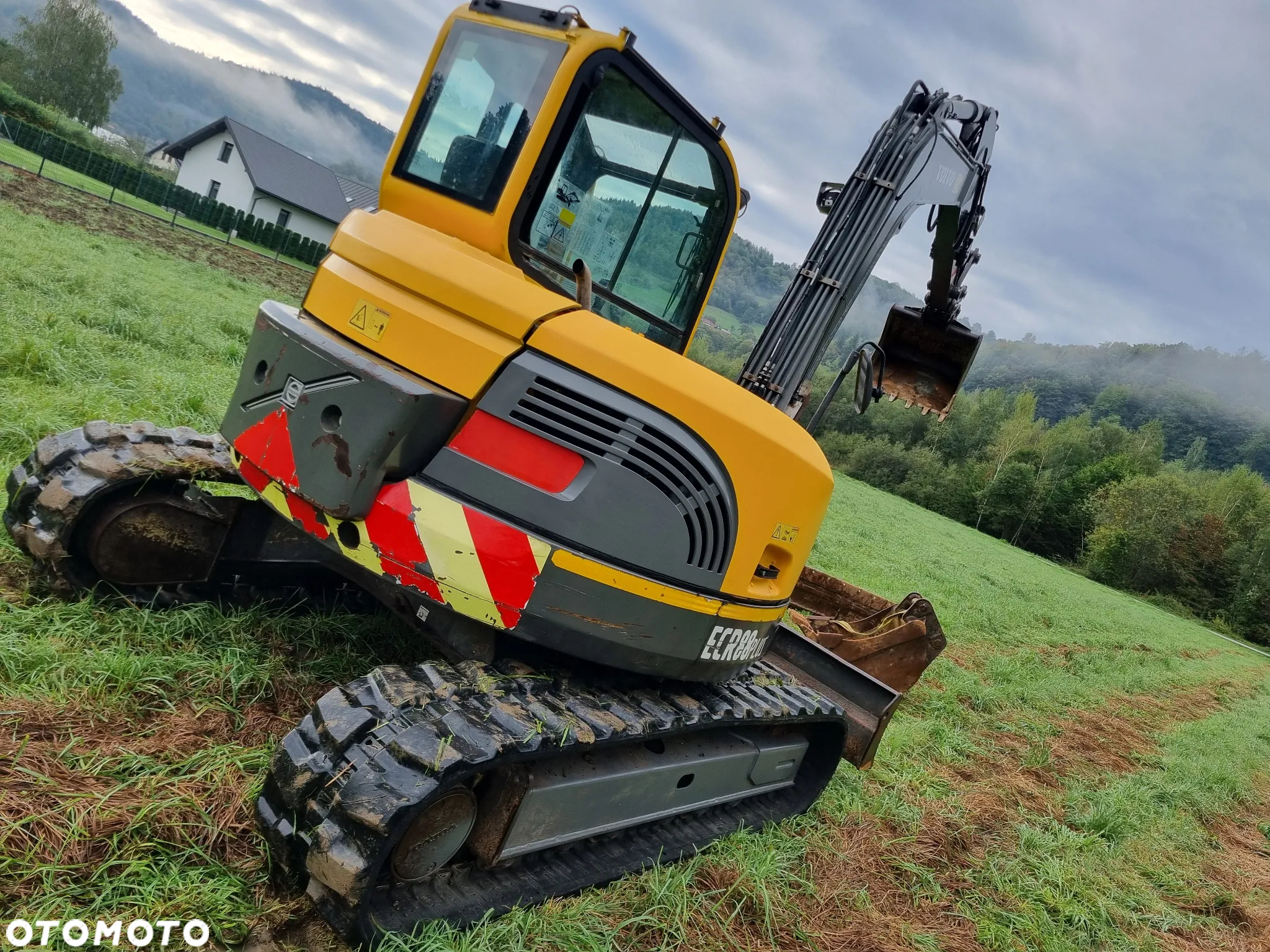 Volvo ECR88plus Koparka Gąsienicowa 10ton Ramię długie PLUS! Perfekcyjny stan z Norwegii! Klima 3łyżki Gąsienice jak nowe Zero wycieków luzów!! - 12