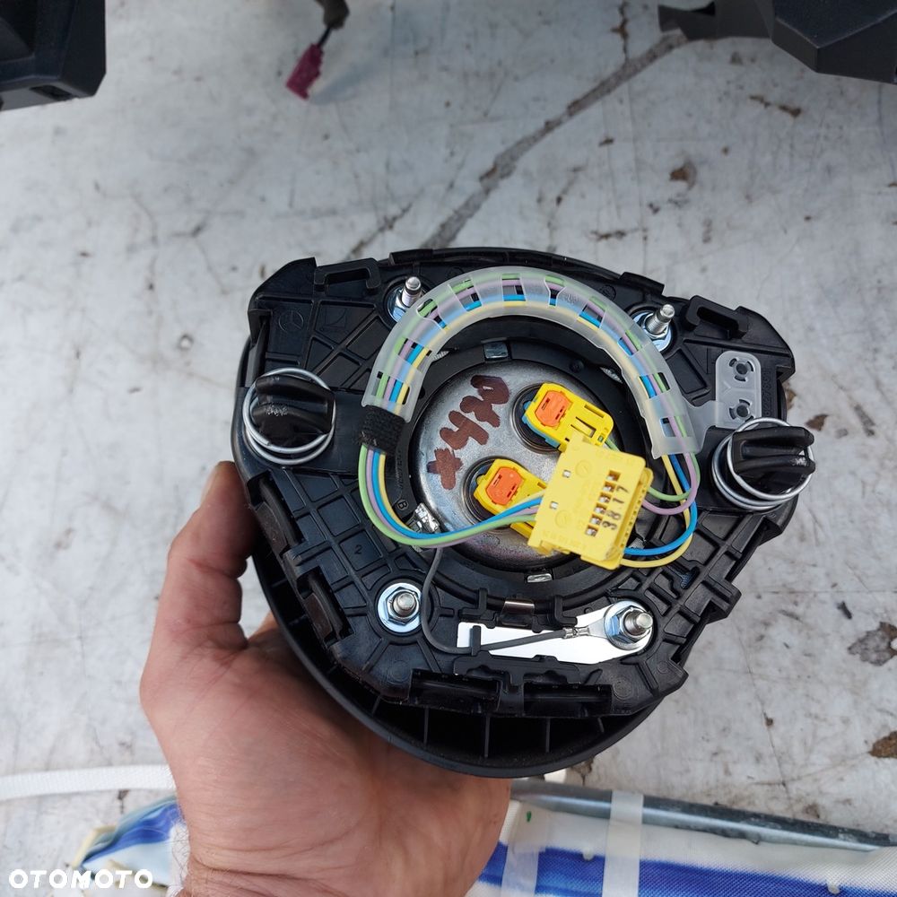 DESKA ROZDZIELCZA KONSOLA PODUSZKA AIRBAG PASY BEZPIECZENSTWA KURTYNY MERCEDES X W470 ORYGINAL DEMONTAZ KOMPLET - 6