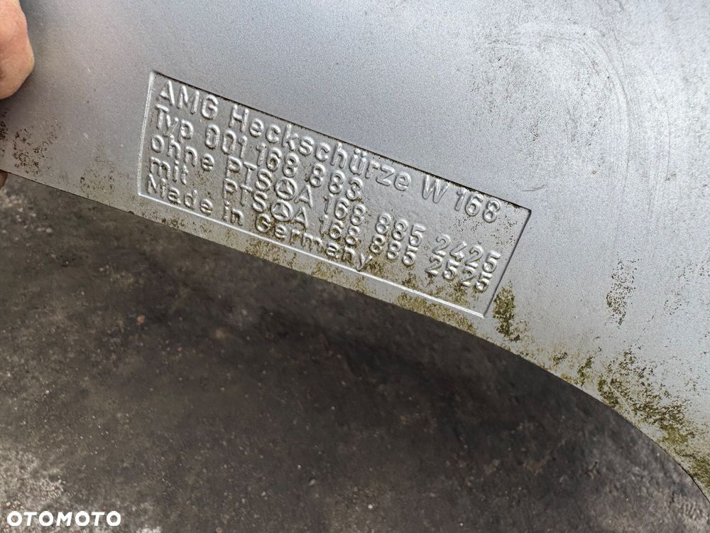 Mercedes w168 Amg zderzak przód przedni tył tylni a1688852225 a1688852425 a1688852525 - 6