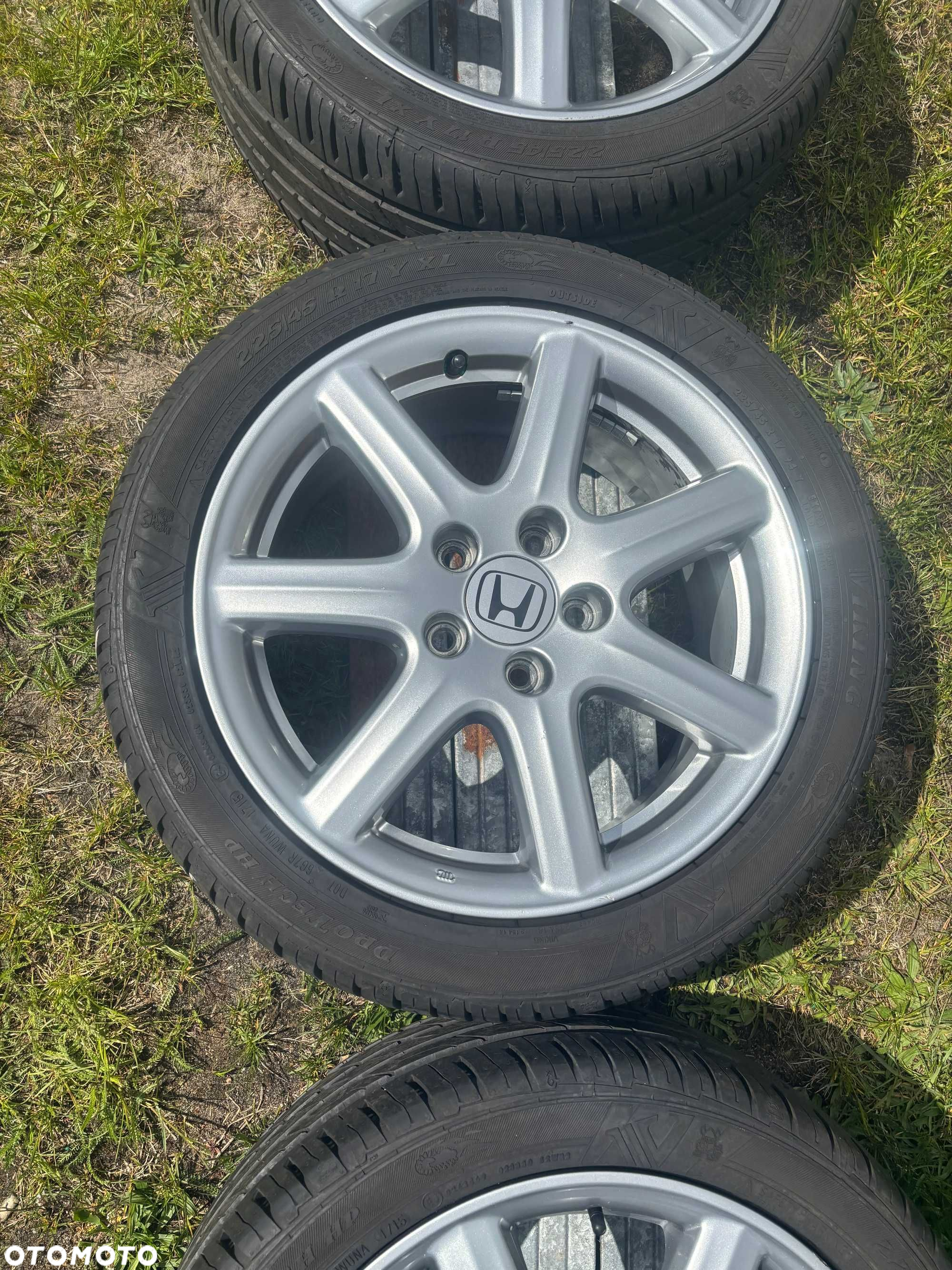 Okazja koła letnie HONDA CIVIC 7Jx17 5x114.3 ET55 225/45R17 JAK NOWE - 4