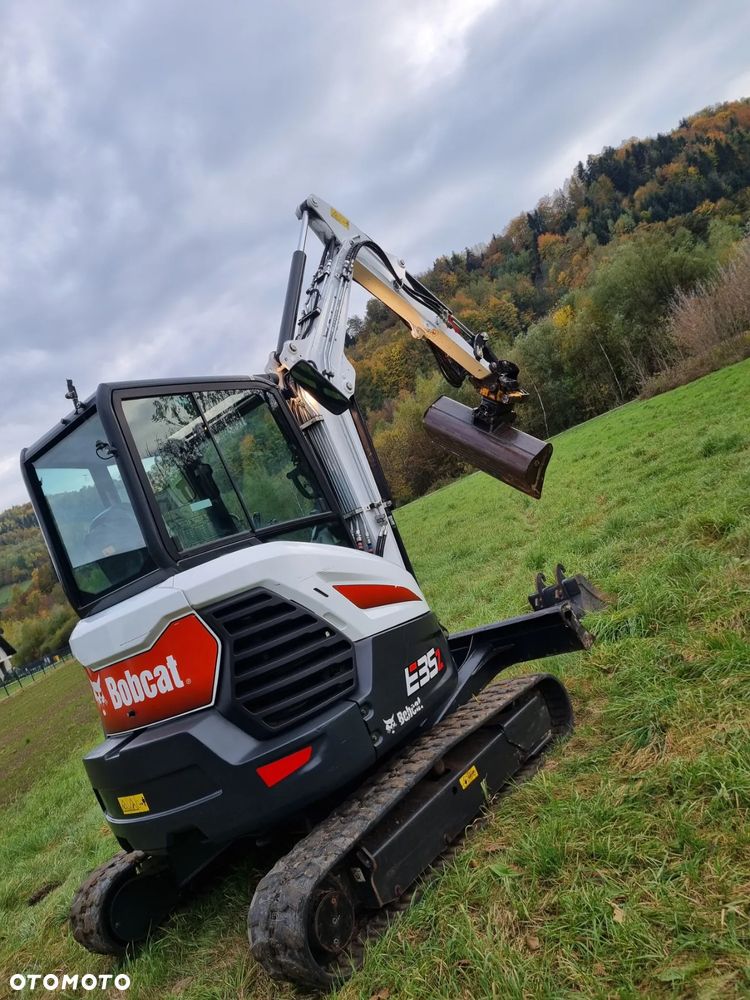 Bobcat E35Z koparka 3,5tony ROTOTIL+2 ŁYŻKI+skośna skarpówka 2023r z Norwegii jak Nowa Silnik Kubota Zero luzów wycieków DEKRA - 2