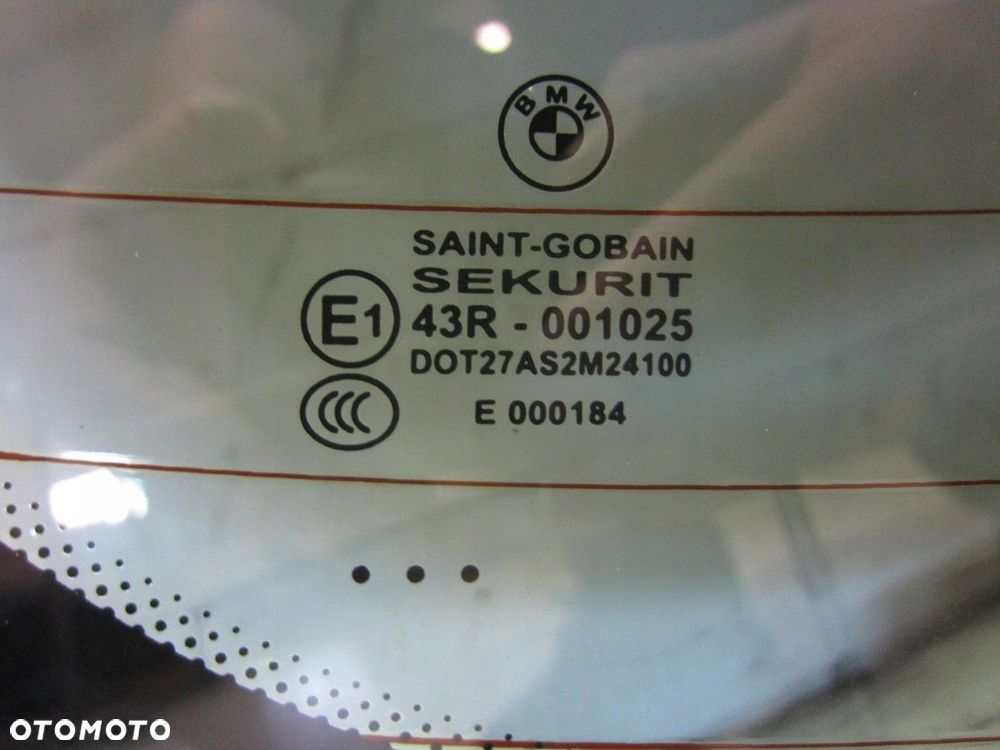 BMW 6 F06 COUPE SZYBA TYLNA TYŁ PRZYCIEMNIANA 7274794 51317274794 - 6
