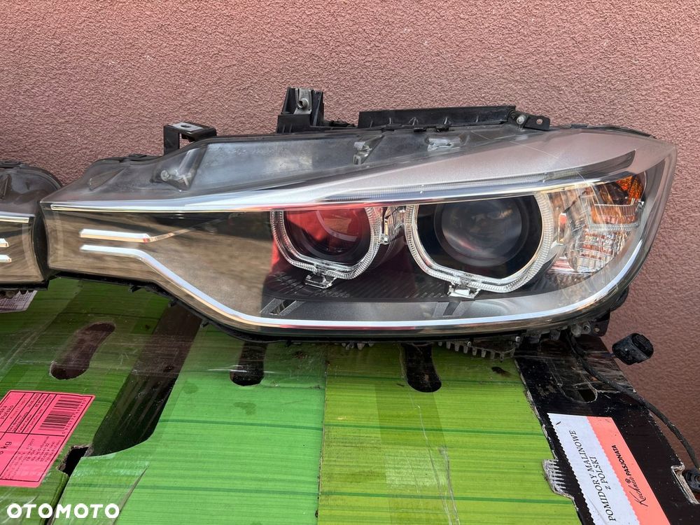 Lampa przednia BMW 3 F30 F31 XENON NIESKRĘTNE KOMPLET EUROPA ORYGINALNE ZKW - 3