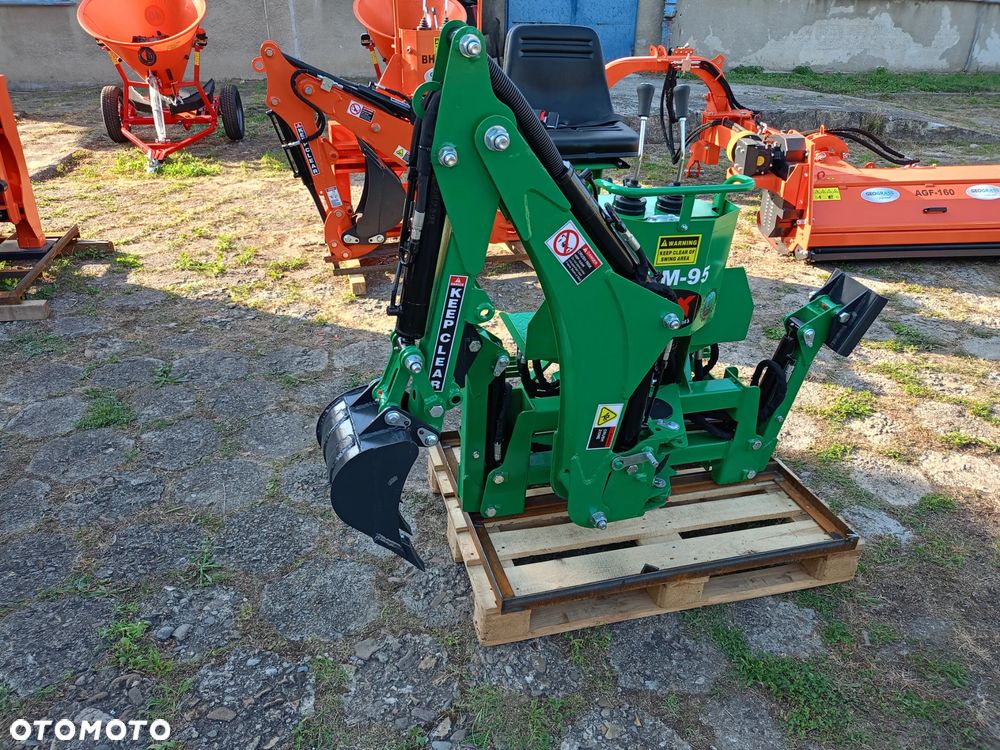 Koparka do ciągnika BHM95 z własną pompą hydrauliczną Mikrus Troll TRX Raty Transport - 4