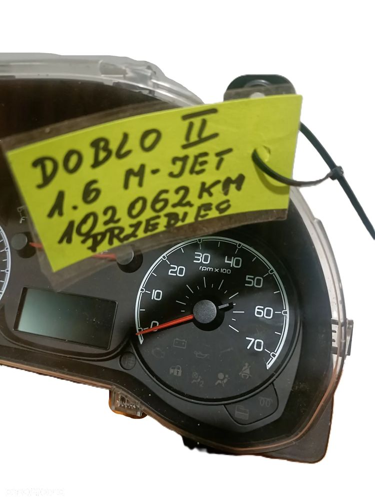 FIAT DOBLO II 10-21 2012 r. 1,6 D MULTIJET 105 KM liczniki zegary * - 3