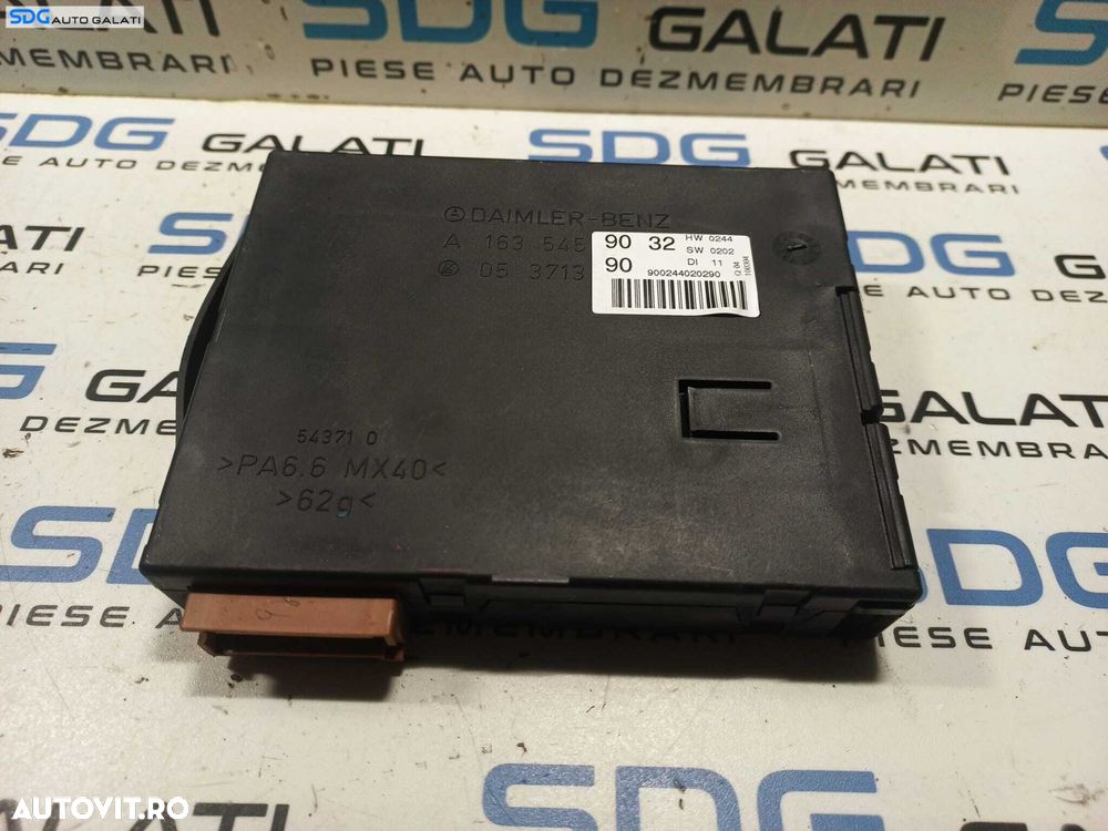 Unitate Modul Calculator Confort Comfort Mercedes ML W163 1998 - 2005 Cod A1635459032 A163545 [L0897] - 1