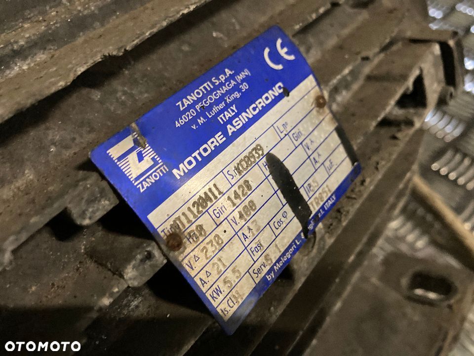 Silnik elektryczny do agregatu Zanotti 5,5 kw - 2